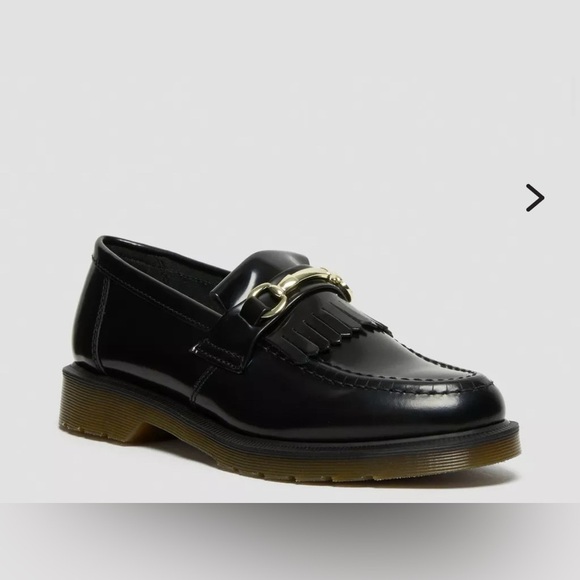 Dr. Martens Shoes - Dr Martens Adrian Snaffle Smooth Leather Kiltie Loafers